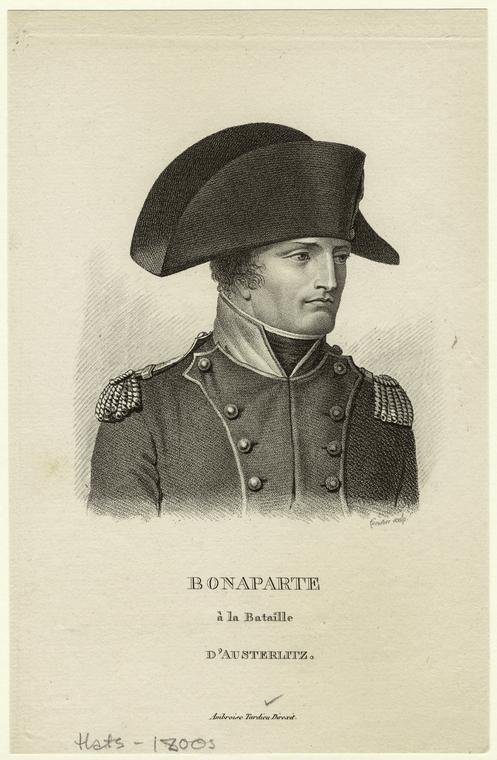 Bonaparte à la Bataille d'Austerlitz.